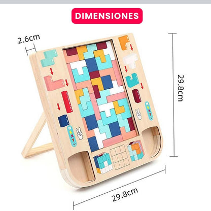 TETRISWOOD ™:TETRIS DE MADERA MONTESSORI