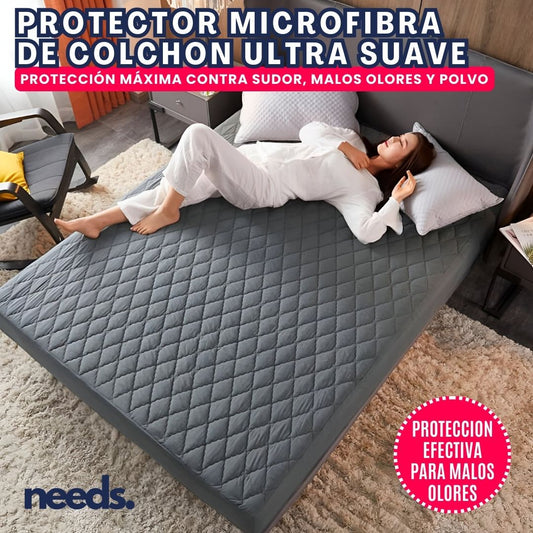 BEDCOVER™: PROTECTOR DE COLCHON ACOLCHADO Y ANTIFLUIDOS CORPORALES (NUEVA)