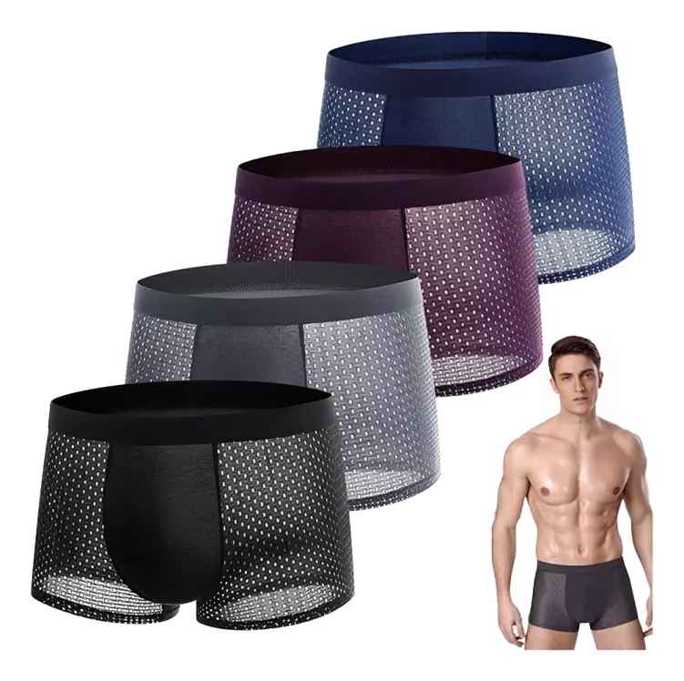 PACK X 4 BOXER FIBRA DE BAMBÚ