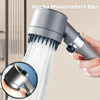 ShowerSpa™: Ducha Masajeadora Turboalimentado | Incluye: Filtro purificador