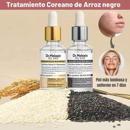 PeelShot™: Tratamiento Coreano exfoliante suave de Arroz negro