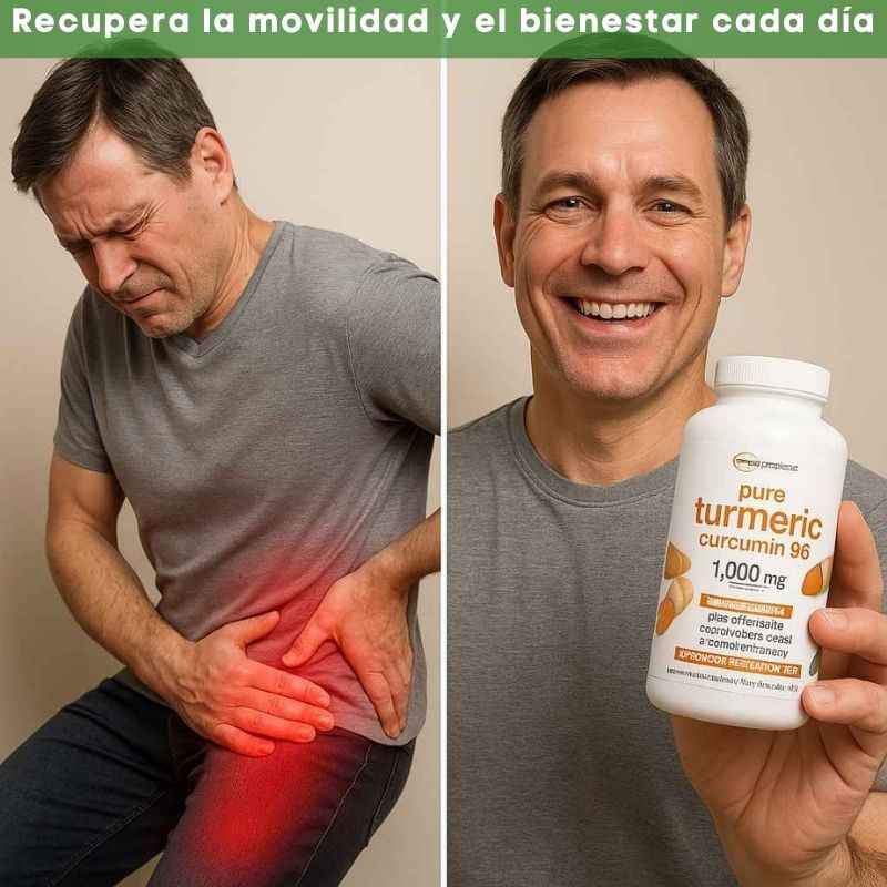 Antiinflamatorio Natural en Cápsulas de Curcuma