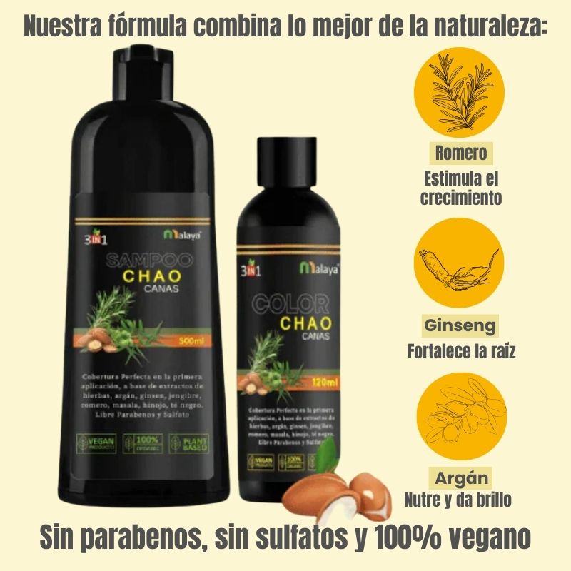 Shampoo Chao Canas+ 3 Regalos🎁