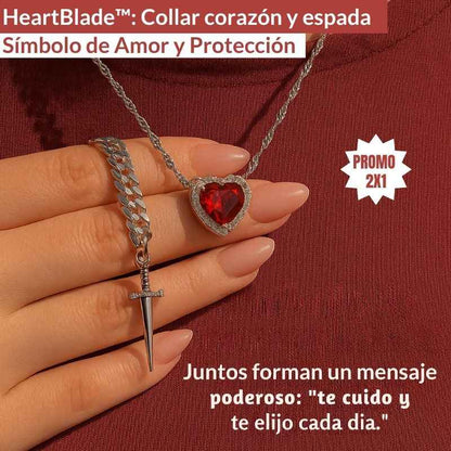 HeartBlade™: Collar corazón y collar espada | Promo  2X1