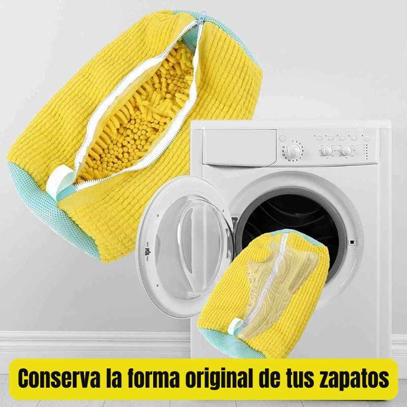 Bolsa de microfibra para lavar zapatos en lavadora