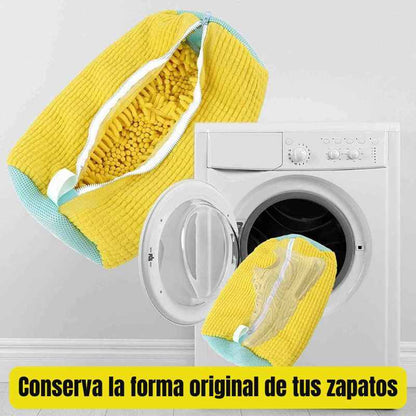 Bolsa de microfibra para lavar zapatos en lavadora
