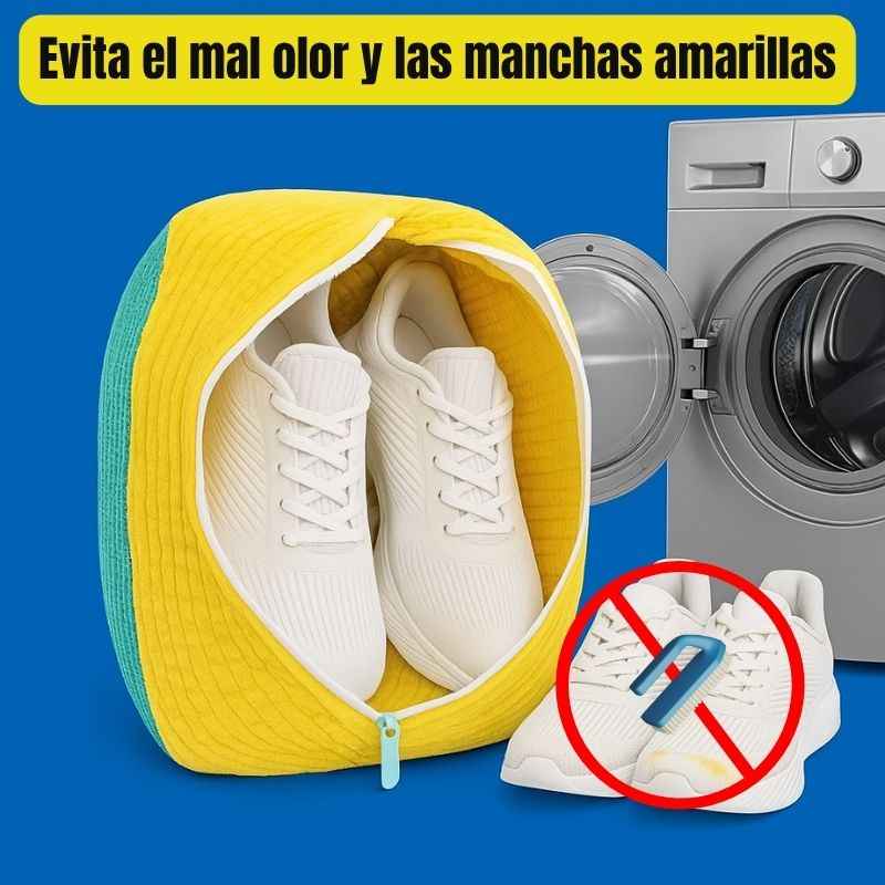 Bolsa de microfibra para lavar zapatos en lavadora