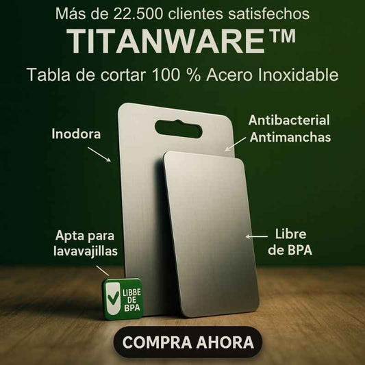 Tabla para Picar en Acero Inoxidable