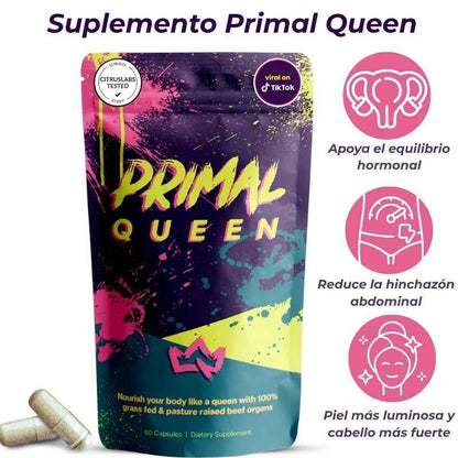Suplemento Vitamínico Primal Queen | 60 Capsulas