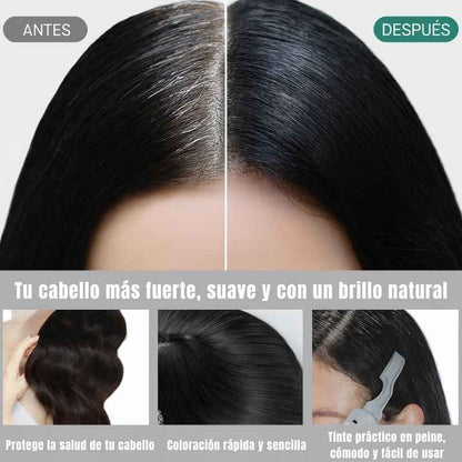 Tinte natural para el cabello +Regalo : Peine Aplicador