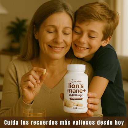 Capsulas Melena de León con L-Ergotioneína 8,400 mg | 120 Capsulas