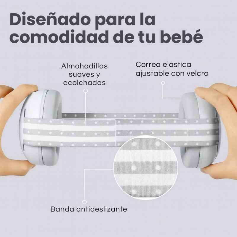 Audífonos cancelación de ruido para bebé