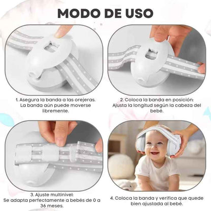 Audífonos cancelación de ruido para bebé
