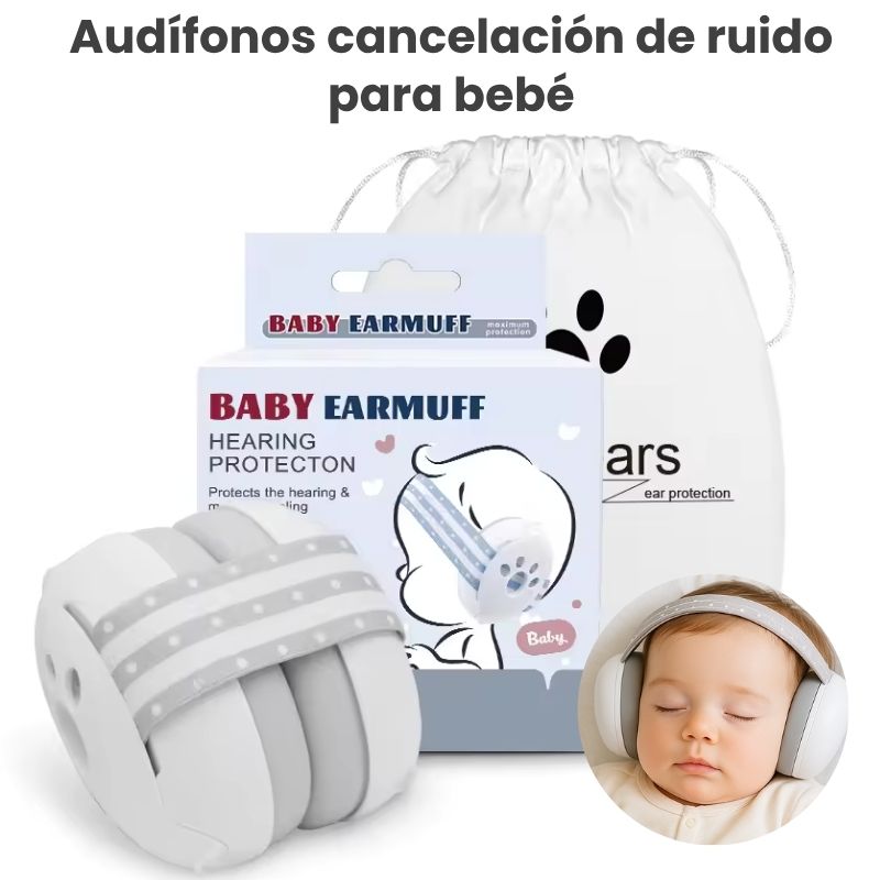 Audífonos cancelación de ruido para bebé