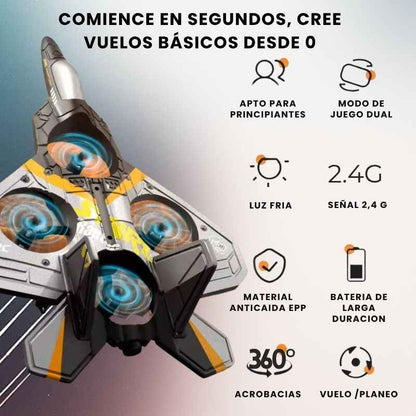 Avión Steer Falcon 4XRC 360° Con Control Remoto | El mejor regalo para Navidad 🎁