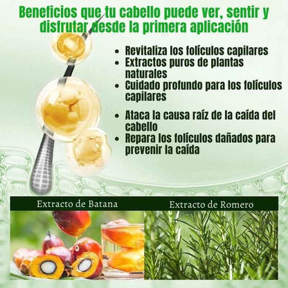 Gypsophila™: Champú de aceite de Batana y aceite de Romero