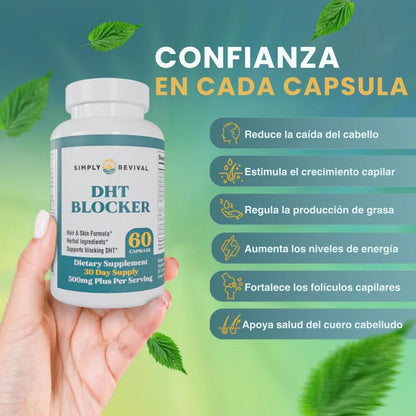 DHT Blocker: Cápsulas bloqueadoras de DHT Simply Revival