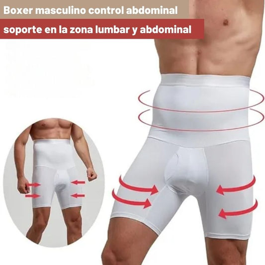 Boxer masculino control abdominal