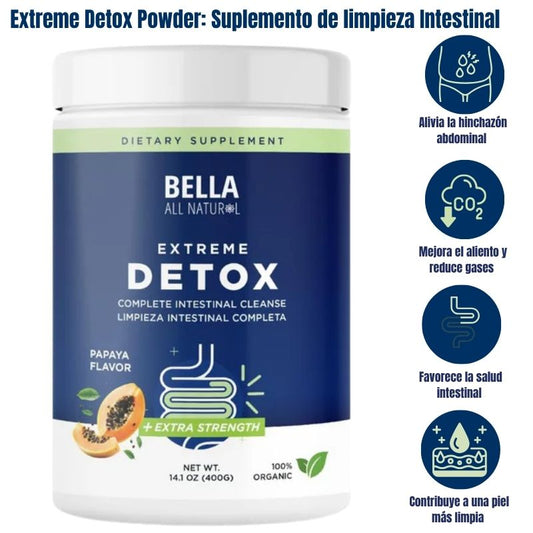 Extreme Detox Powder: Suplemento de limpieza Intestinal