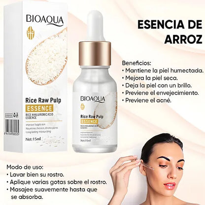 SERUM DE ARROZ BIOAQUA 2X1: NUTRE E HIDRATA TU PIEL⭐