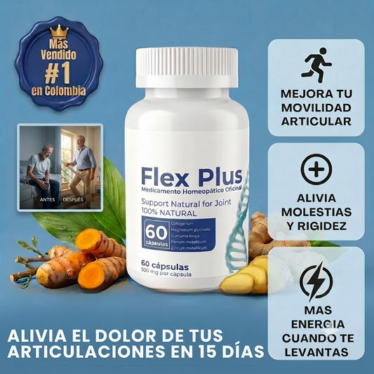 Flex Plus | Alivia el dolor de tus articulaciones en 15 días