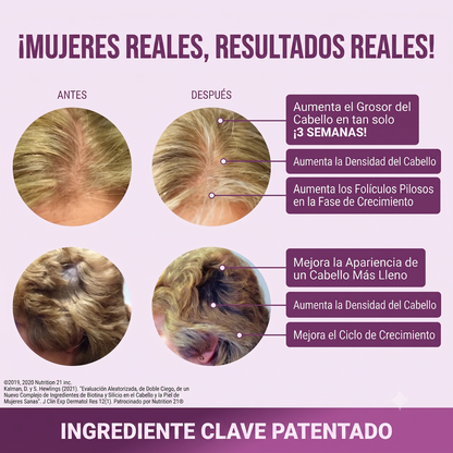 Suplemento para el crecimiento capilar avanzado