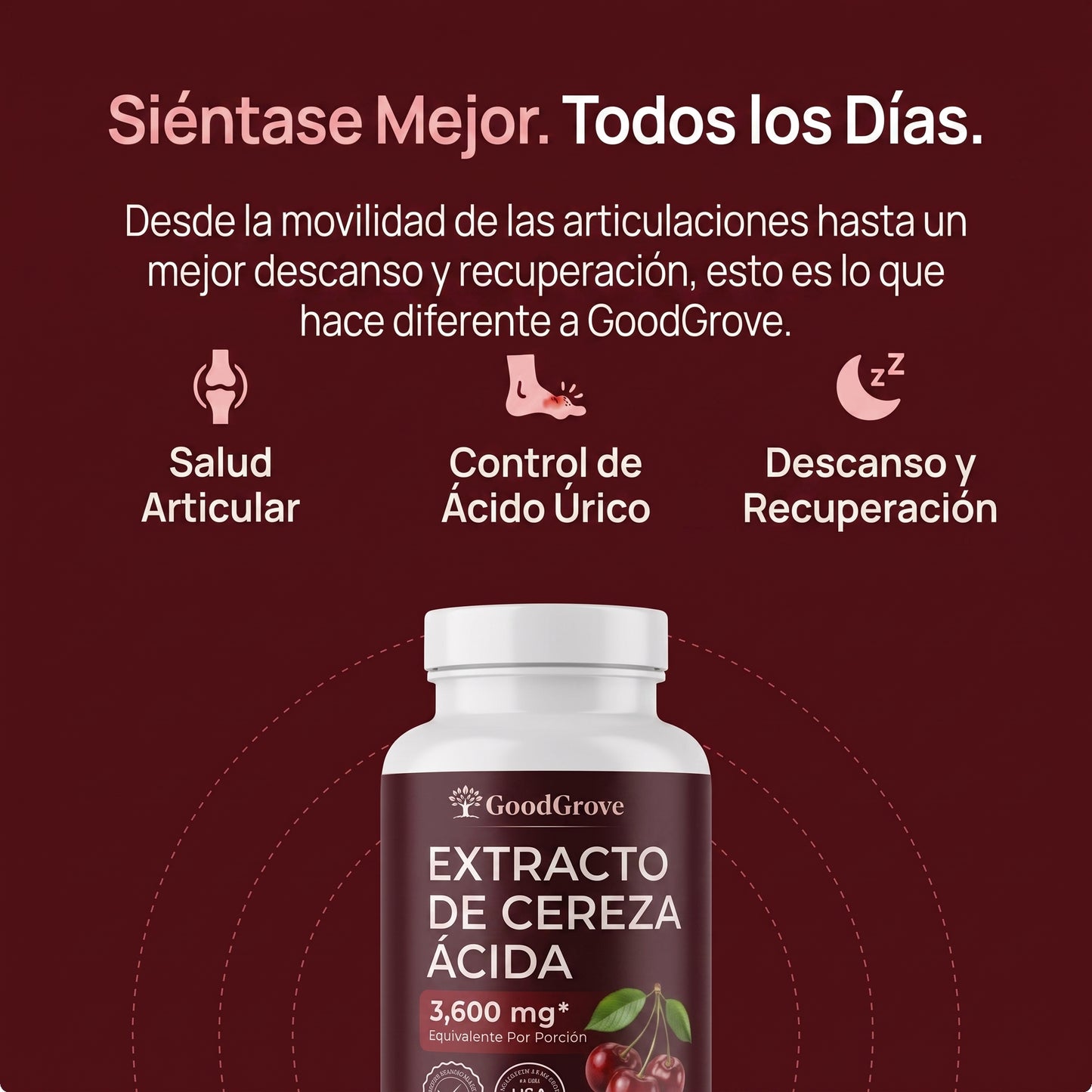 Suplemento cereza acida