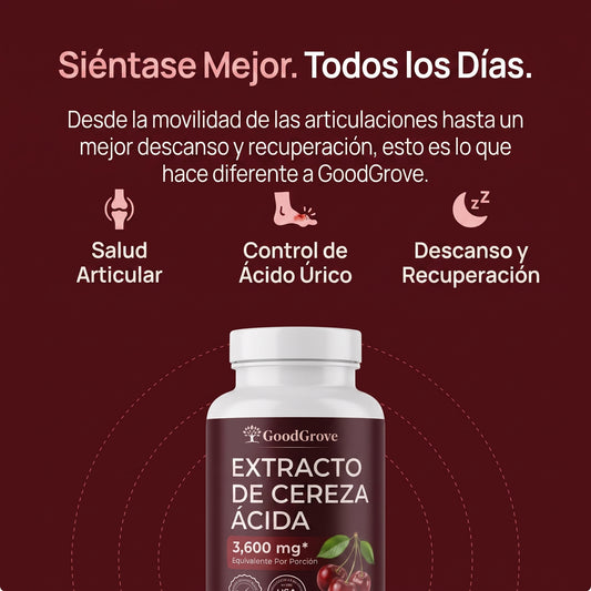 Suplemento cereza acida