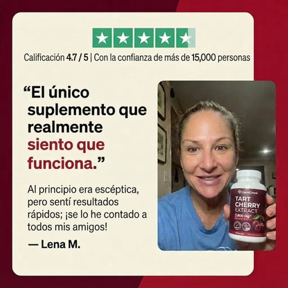 Suplemento cereza acida
