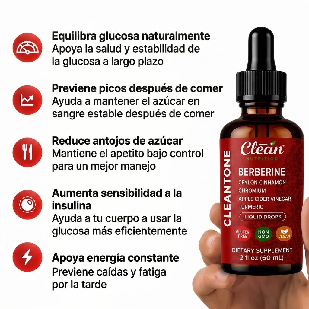Cleantone™ | Baja y equilibra tu glucosa naturalmente 2x1