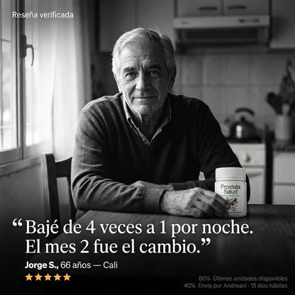Suplemento para la salud de la próstata | 30 Capsulas