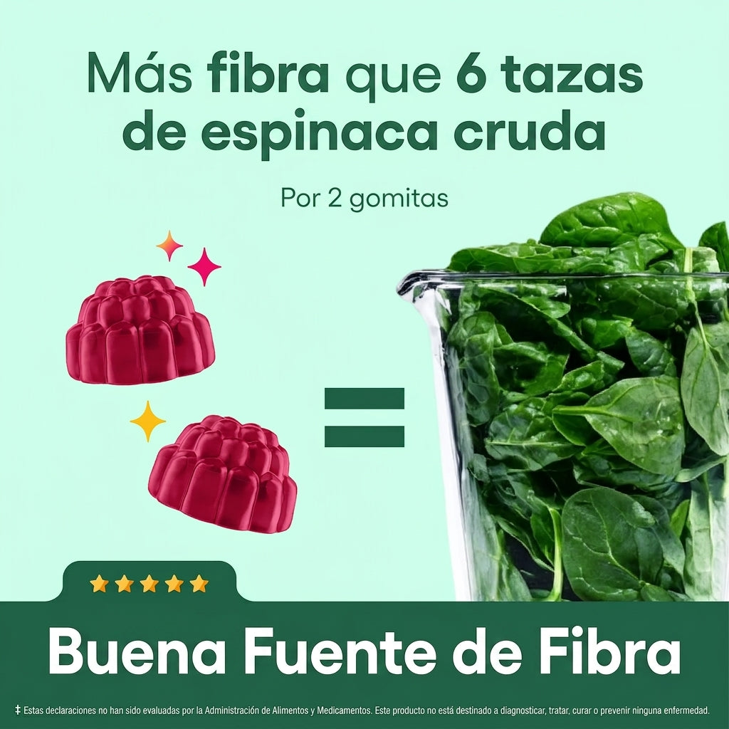 Gomitas de Fibra Prebiótica | Tu digestión en equilibrio