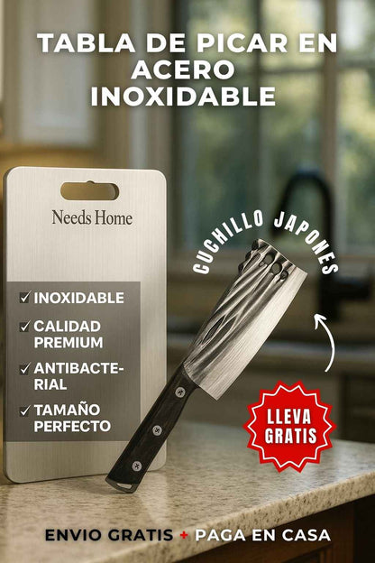 ChefSteel™: Tabla para Picar en Acero Inoxidable