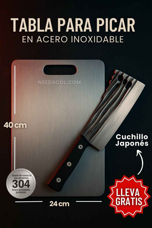 ChefSteel™: Tabla para Picar en Acero Inoxidable