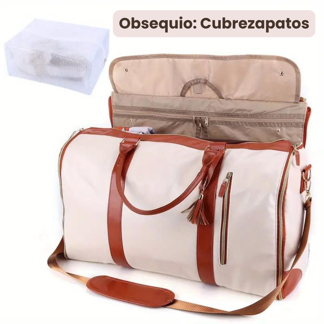 TraveLuxe™: Bolso de viaje plegable | obsequio: Cubrezapatos impermeable