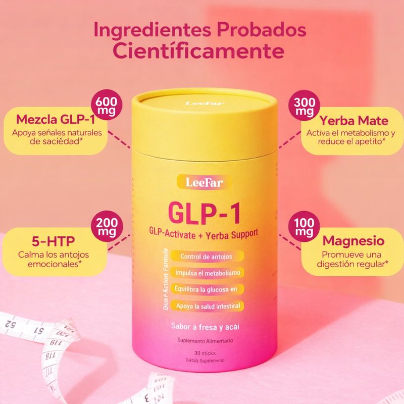 LeeFar GLP-1: Suplemento Nutricional de Apoyo Digestivo y Metabólico