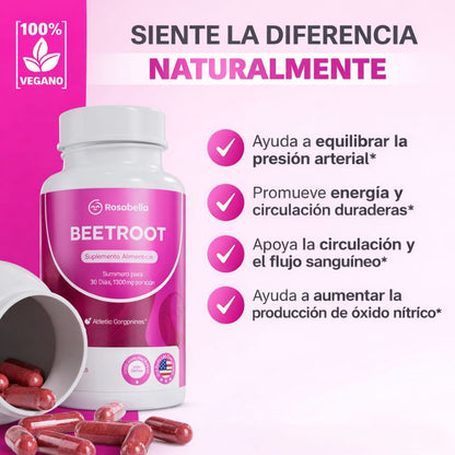 Beetroot™: Suplemento formulado a base de extracto de remolacha