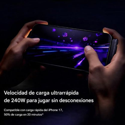 Cable con Soporte y Carga Ultrarrápida 240W| Puerto Tipo C de 1.5 m