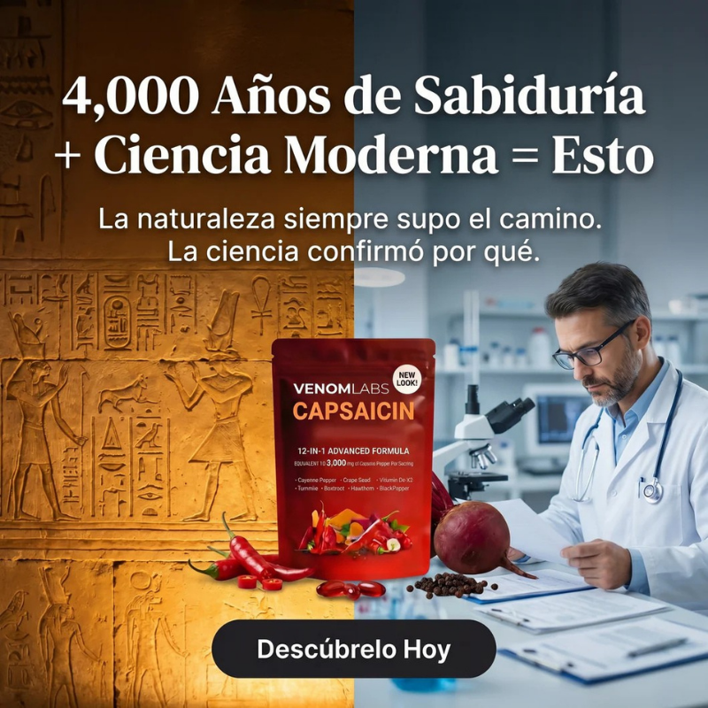 Venom Capsaicin™ | Cápsulas de Pimienta Cayena