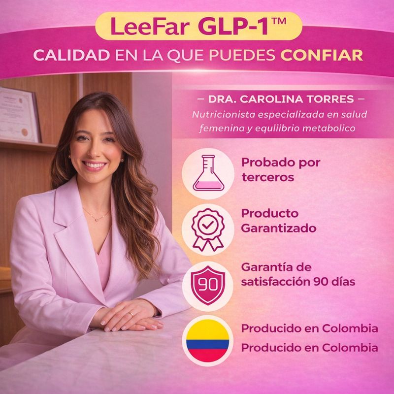 LeeFar GLP-1: Suplemento Nutricional de Apoyo Digestivo y Metabólico