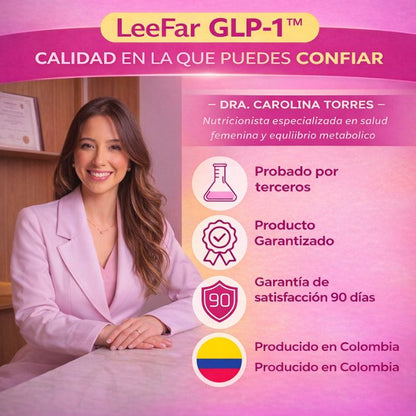 LeeFar GLP-1: Suplemento Nutricional de Apoyo Digestivo y Metabólico