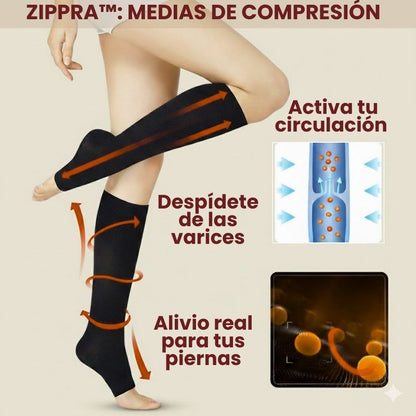 Zippra™: Medias de compresión
