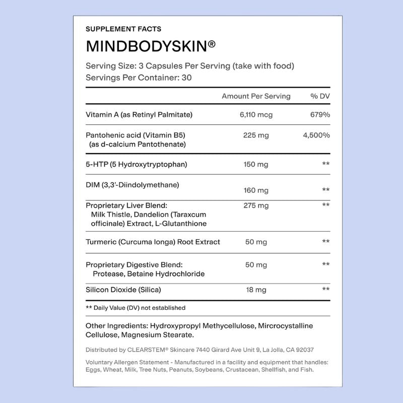 ClearStem™: Equilibrio hormonal interno elimina el acné de raíz