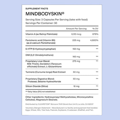 ClearStem™: Equilibrio hormonal interno elimina el acné de raíz