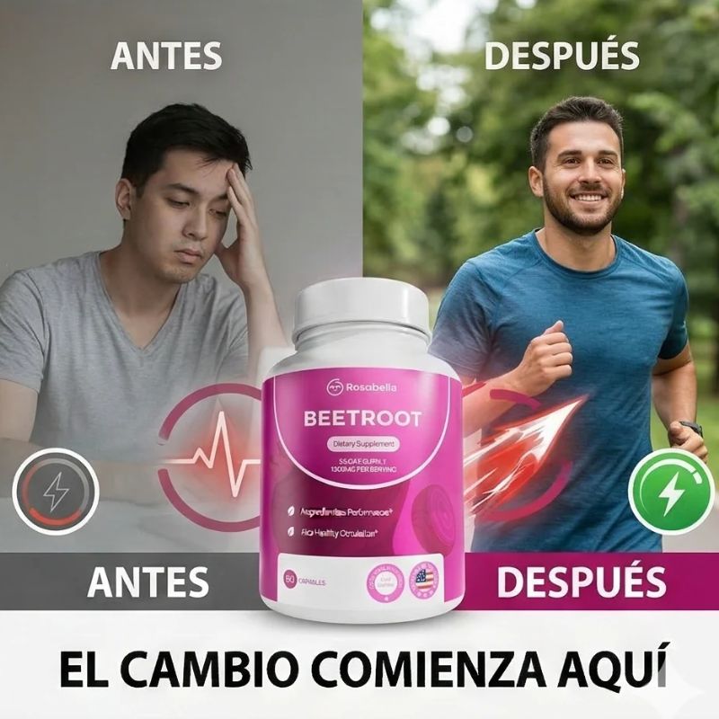 Beetroot™: Suplemento formulado a base de extracto de remolacha