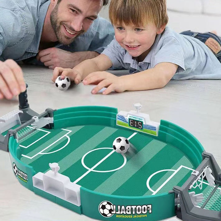 2023 Nuevo juego de fútbol Futbolín de mesa Fútbol infantil Iluminación  competitiva Juego interactivo Regalo de niños verde Mini creativo para niños