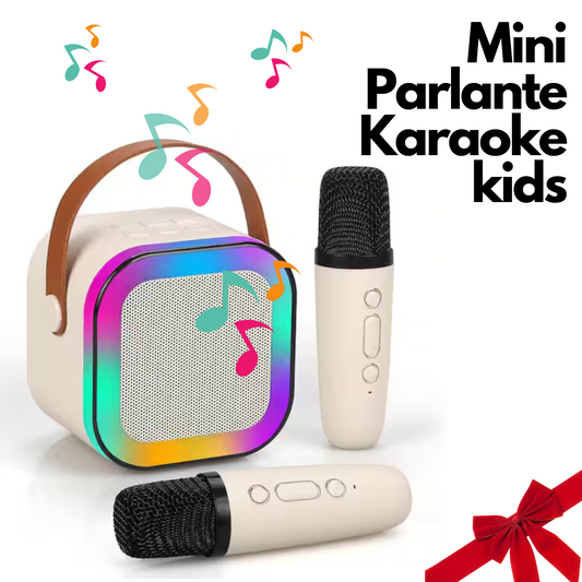 KaraokeKids™: Karaoke portátil | Diversión sin límites| Obsequio: 1 Microfono Adicional