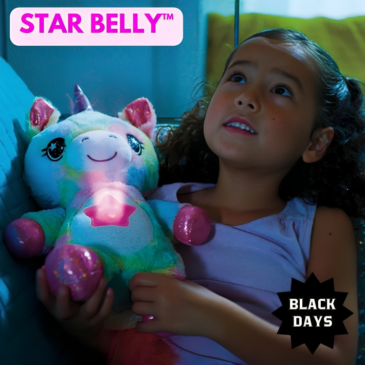 STAR BELLY PROJECTOR™: PELUCHE PROYECTOR DE ESTRELLAS Y FIGURAS ¡BLACK DAYS🔥!