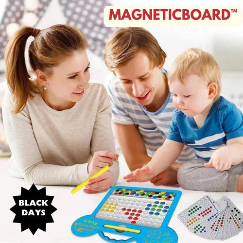 MAGNETICBOARD™: JUEGO TABLERO DE DIBUJO CON FICHAS MAGNÉTICAS ¡BLACK  DAYS🔥 !