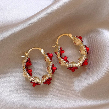 ARETES ROSAS CLASSIC: EL TOQUE DE ELEGANCIA Y SOFISTICACIÓN| JOYERIA EUROPEA